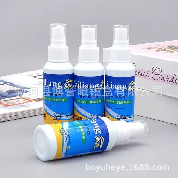 60ml glasses lens cleaning solution mobile phone LCD TV screen cleaning spray in stock myopia lens cleaning agent
