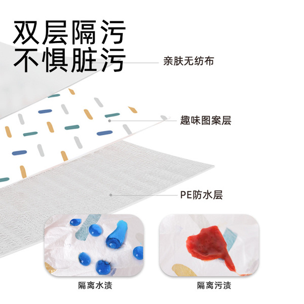 children's waterproof breathable sleeves non-woven cloth for early…