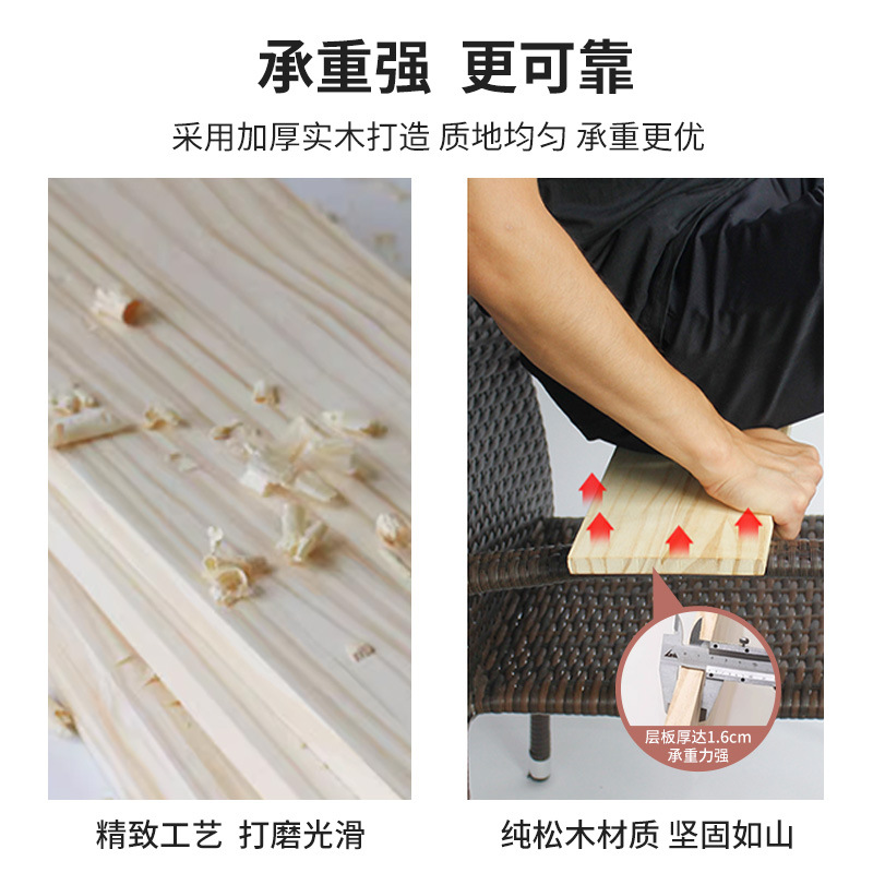 Madera maciza especial de una palabra panel de tablero de partición de pared estante de estantería de pared montado en capas panel sub-material