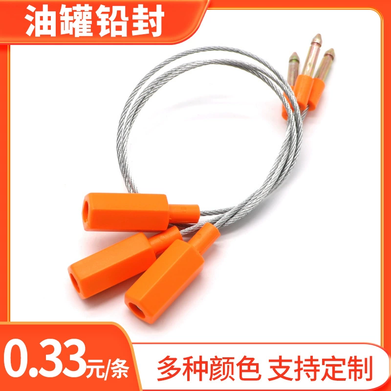 Уплотнение масляного бака, шестигранная свинцовая пломба из стальной проволоки, пломба логистического контейнера для грузового автомобиля, пряжка для защиты от подделок, одноразовая пломба