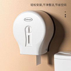 ホテルの公衆トイレのダンボール箱の小さい巻き紙箱のトイレのティッシュの箱の防水は穴を開けないで壁掛け式の家庭用