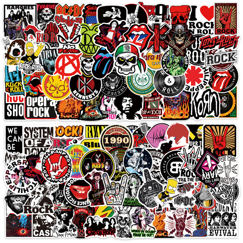 100 Hip Hop Rap rock European and American Graffiti Stickers Mobile Phone Shell Luggage Decoration Creative Personality Stickers 100 Hip Hop Rap rock European and American Graffiti Stickers Mobile Phone Shell Luggage Decoration Creative Personality Stickers