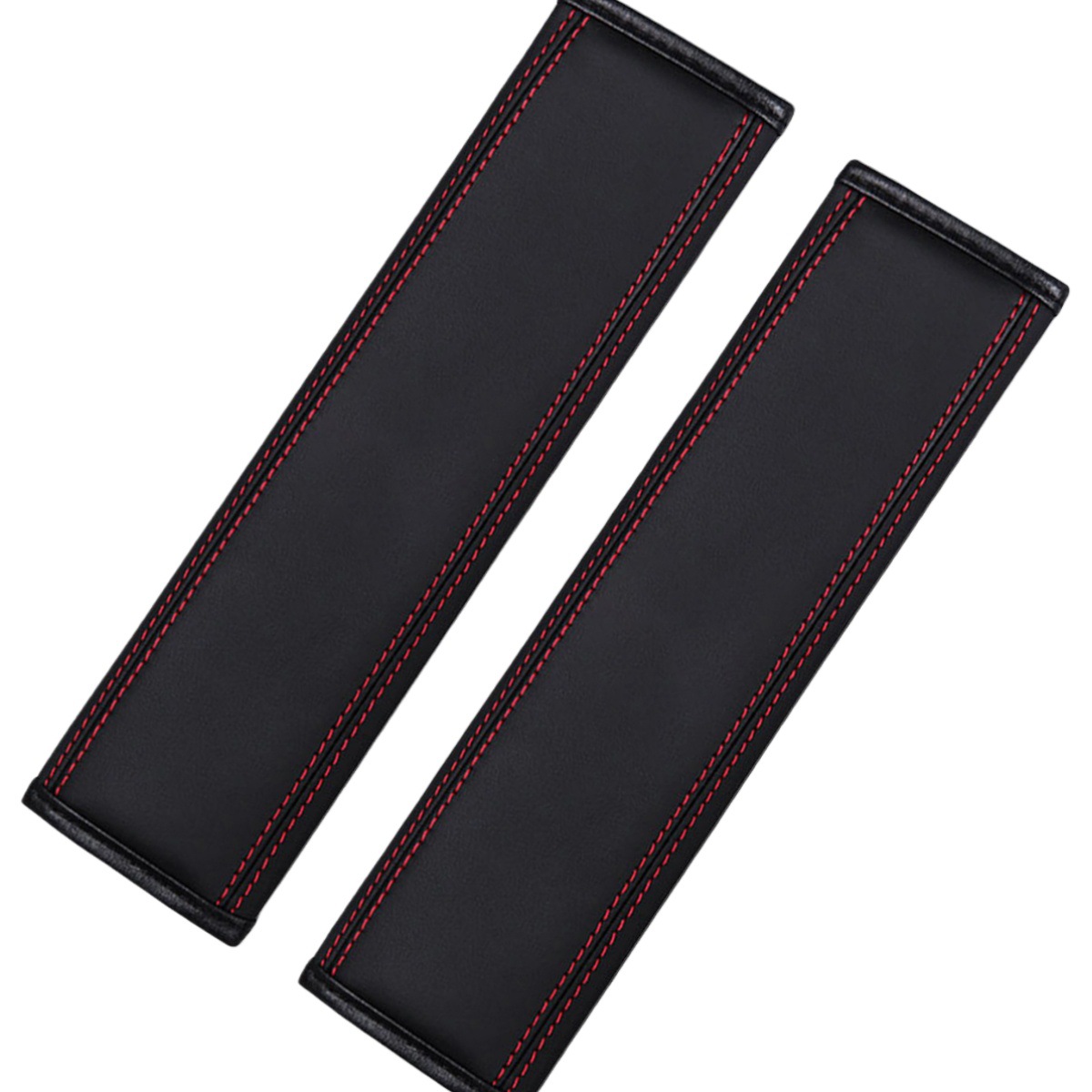 Cross-Border Temu Hot-Selling Embossed Leather Car Seatbelt Shoulder Pad Protective Cover Universal Shoulder Pad