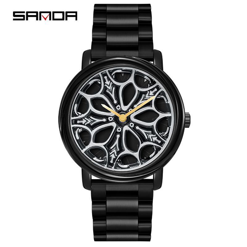 1105 스틸 스트립 블랙