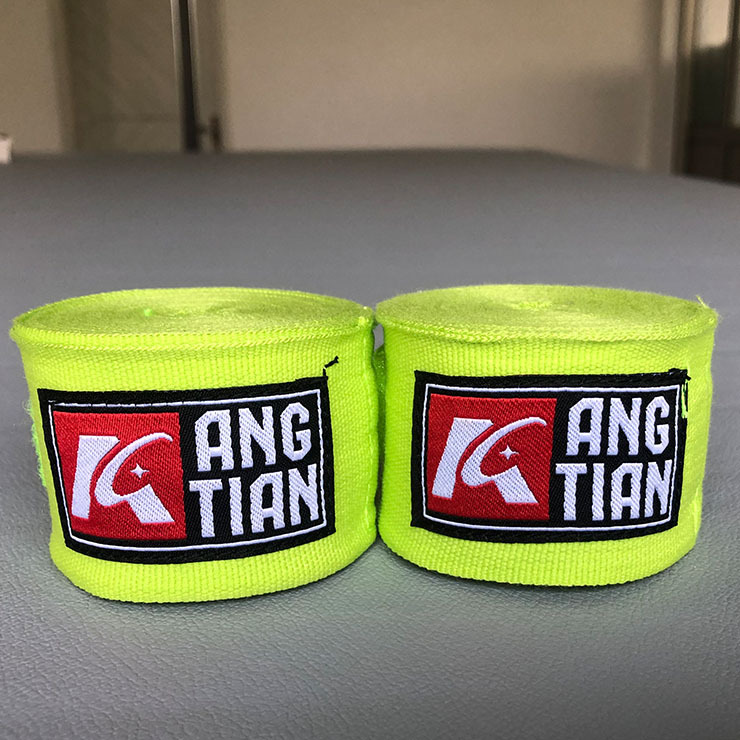 Fábrica Angtian venta directa de vendaje de boxeo guantes de brazo envueltos de mano correa de ataduras taekwondo Sanda protector de mano tela de lucha