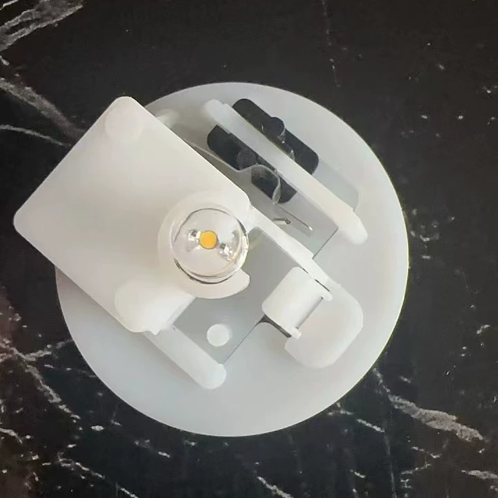 Colorful electronic night light, ceramic candle, toy with accessories, 3.5cm