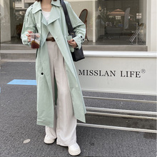 MISS LAN風衣外套女2023春季新款小個子英倫風高級感大衣韓版風衣