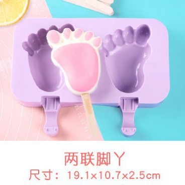 Creativo de dibujos animados DIY molde de helado de silicona casera modelo de hornear hogar molde de paleta molde de helado al por mayor