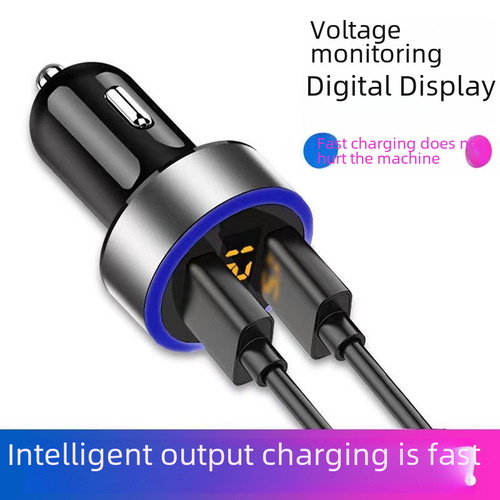 Mobile phone car charger super fast charge wholesale dual car metal car charger charging head charger head