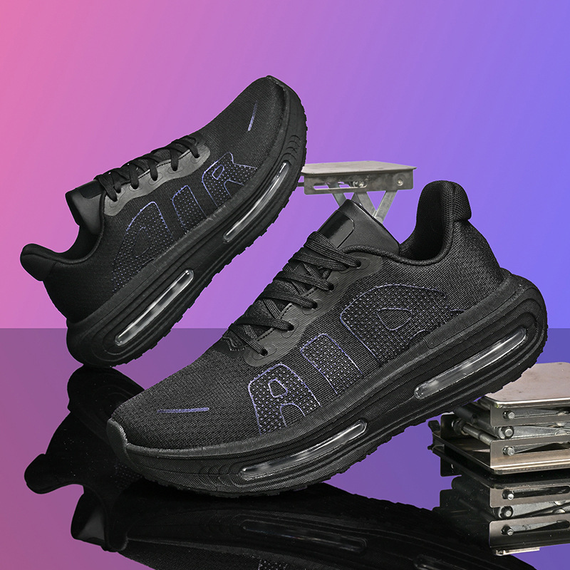 Tenis de Running con Suela Gruesa para Pareja Malla y Goma Espuma Transpirable para Correr y Casual image 3