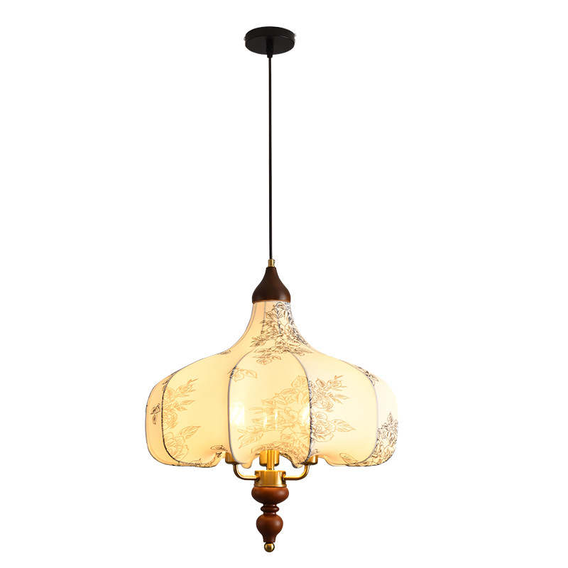 Red popularidad de estilo japonés retró tela cabecera bar tronco pequeño candelabro nórdico sala de té sala de estar comedor candelabro