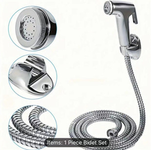 ABS plastic clean woman factory direct nozzle toilet spray gun body cleaner pressurized washing machine set can be used on behalf of the hair