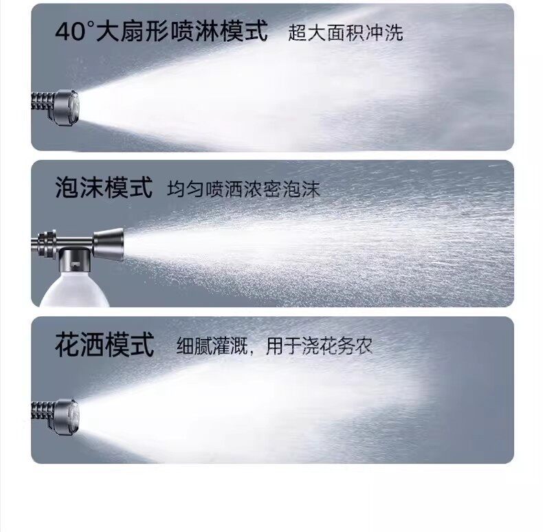 Dai Sheng High-Pressure Car Wash Water Gun, Wireless Car Wash Machine for Home Use, Portable Rechargeable Cleaning Tool with Lithium Battery