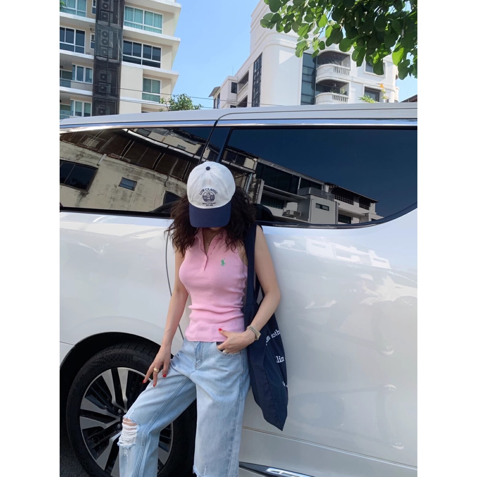 Spring retro knitted base fashionable tank top sleevless