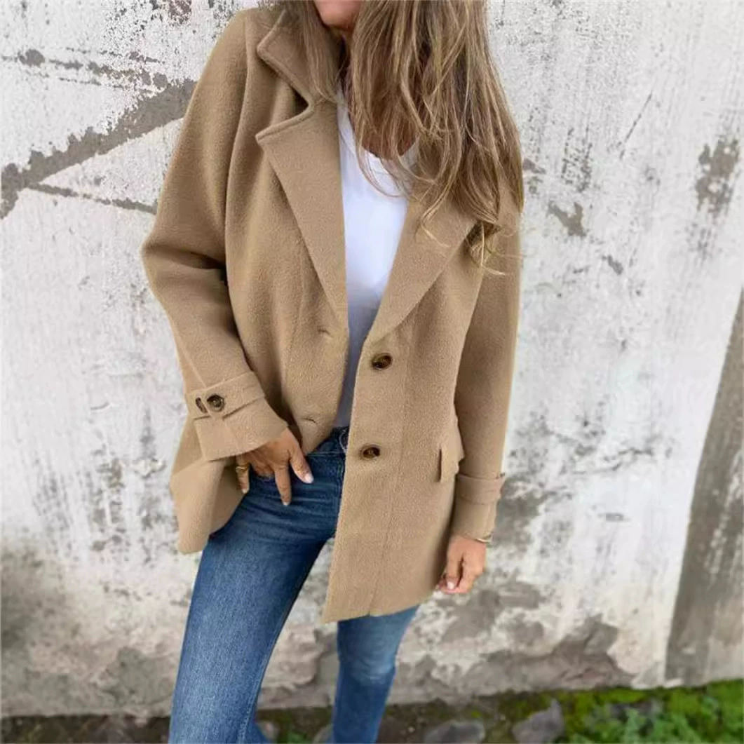 Демисезонный кардиган для отдыха, европ стиль, свободный крой. Цвета Apricot/Black/Khaki, размеры S–5XL