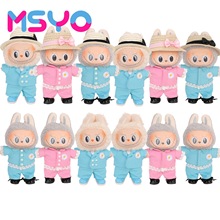 新款17CM拉布布衣服labubu公仔衣服现货权志龙同款着替西装小礼服