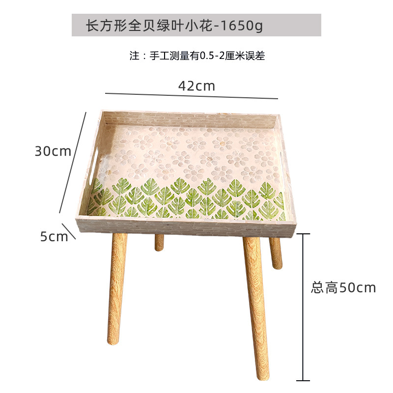 Mesa de té de madera sólida, mesa de té de madera sólida, sofá de salón, mesa redonda de balcón, mesa de té de almacenamiento en el hogar