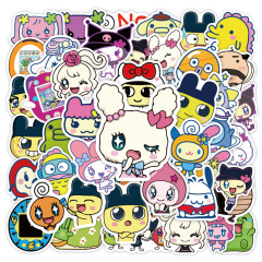 50 たまごっちステッカー漫画落書きかわいい携帯電話ステッカー水カップ DIY 装飾コンピュータステッカー