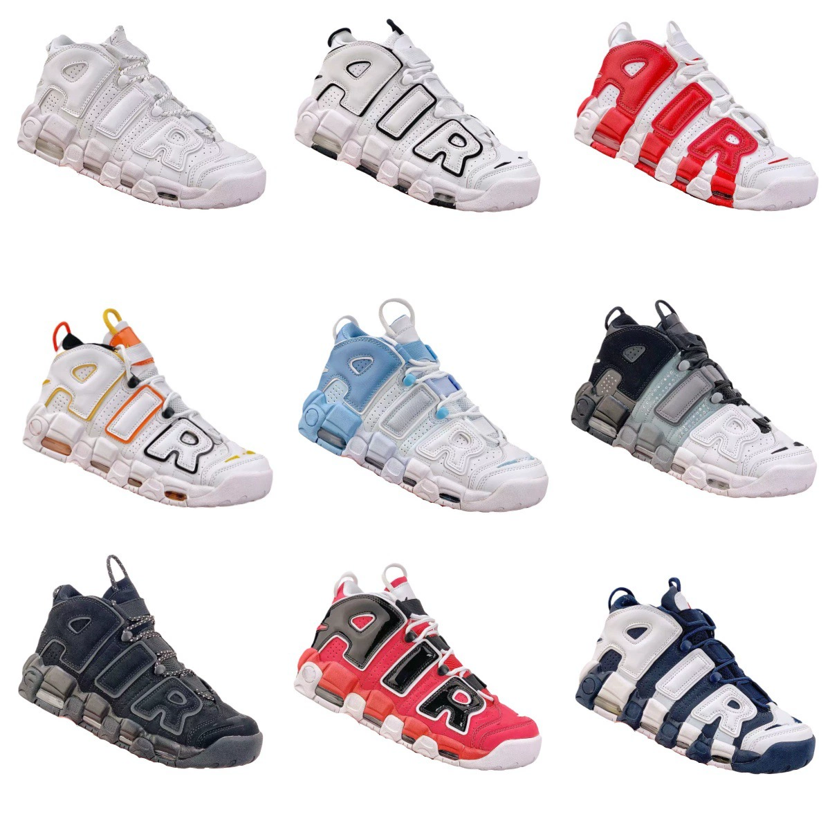 Pippen Big Air Putian Trendy Shoes Pure Original Basketball Shoes Full Palm Air Cushion All-match Couple Shoes Casual Men's and Women's Shoes
