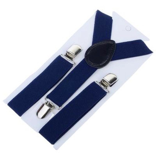 Children's 3-clip Y-shaped elastic shoulder strap+bow tie