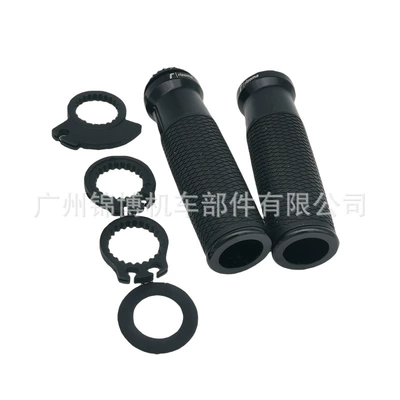Motorcycle Handlebar Grips Cnc Aluminum: Motorcycle Handle Cover - 5050-black