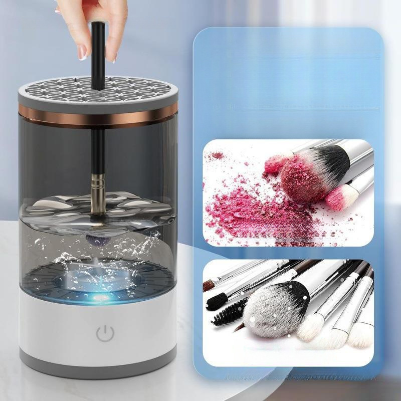 material abs transfronterizo cepillo de maquillaje limpiador recargable cepillo de limpieza eléctrica limpiador automático herramienta de secado rápido
