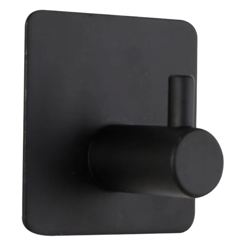 Gancho único de acero inoxidable 304 transfronterizo gancho sin punzonado adhesivo fuerte gancho sin costura gancho de ropa detrás de la puerta gancho de ropa sombrero