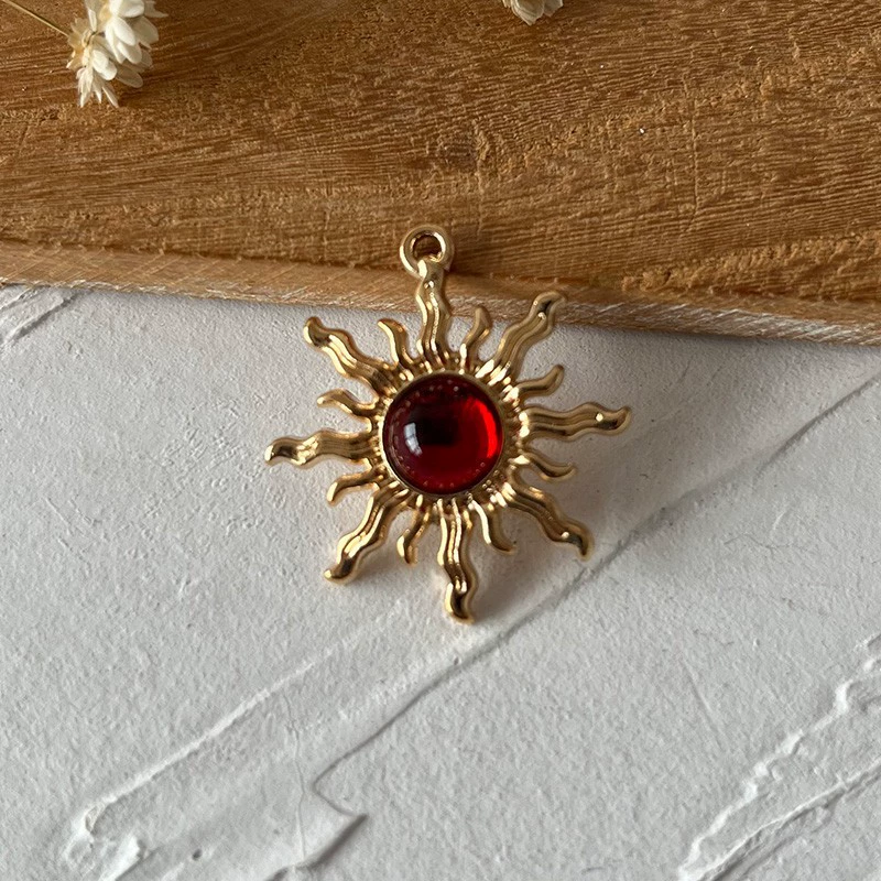 Pendant solar-powered handmade, decorative accessory, DIY, Lolita style