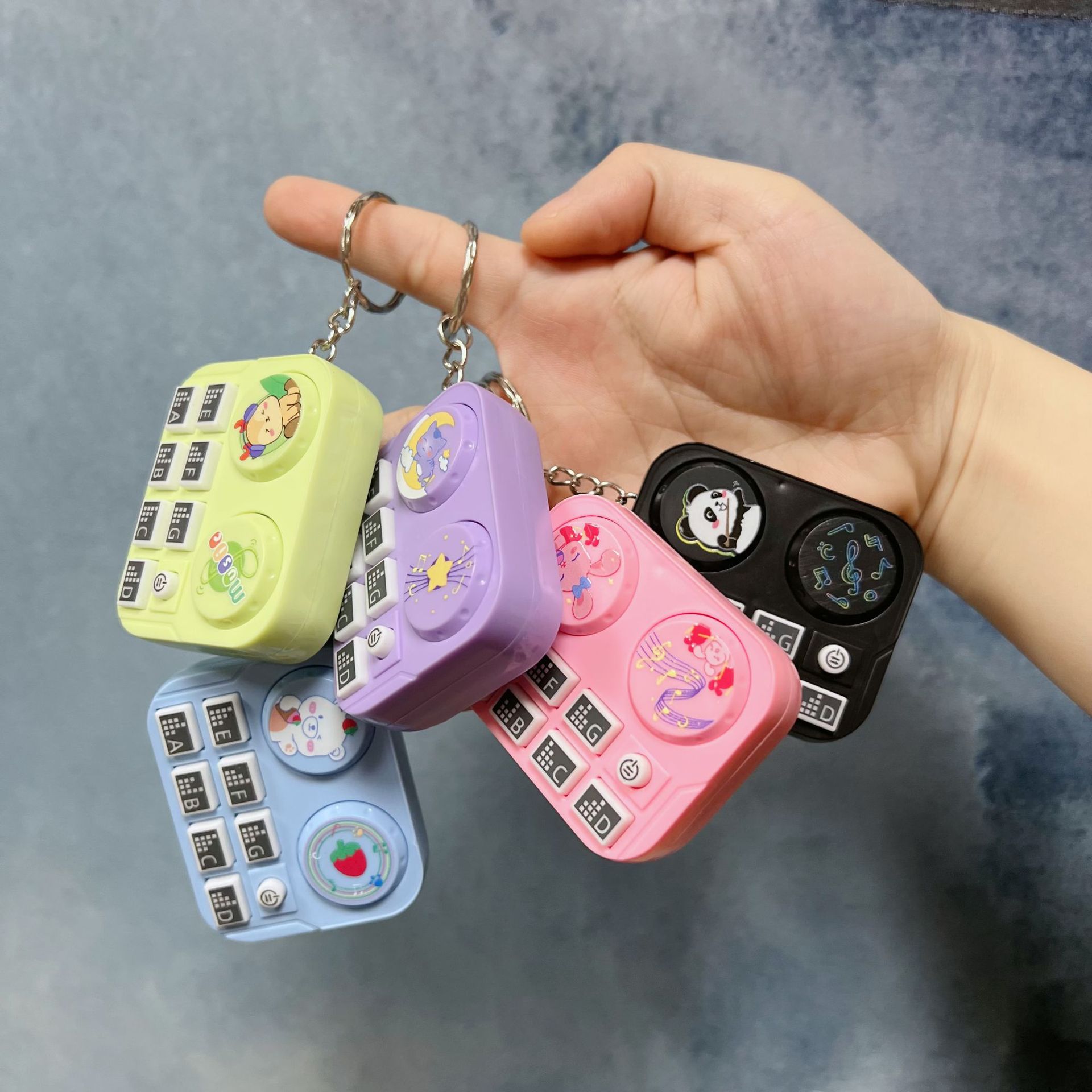 DJ 디스크 플레이어—[임의의 색상 패턴]