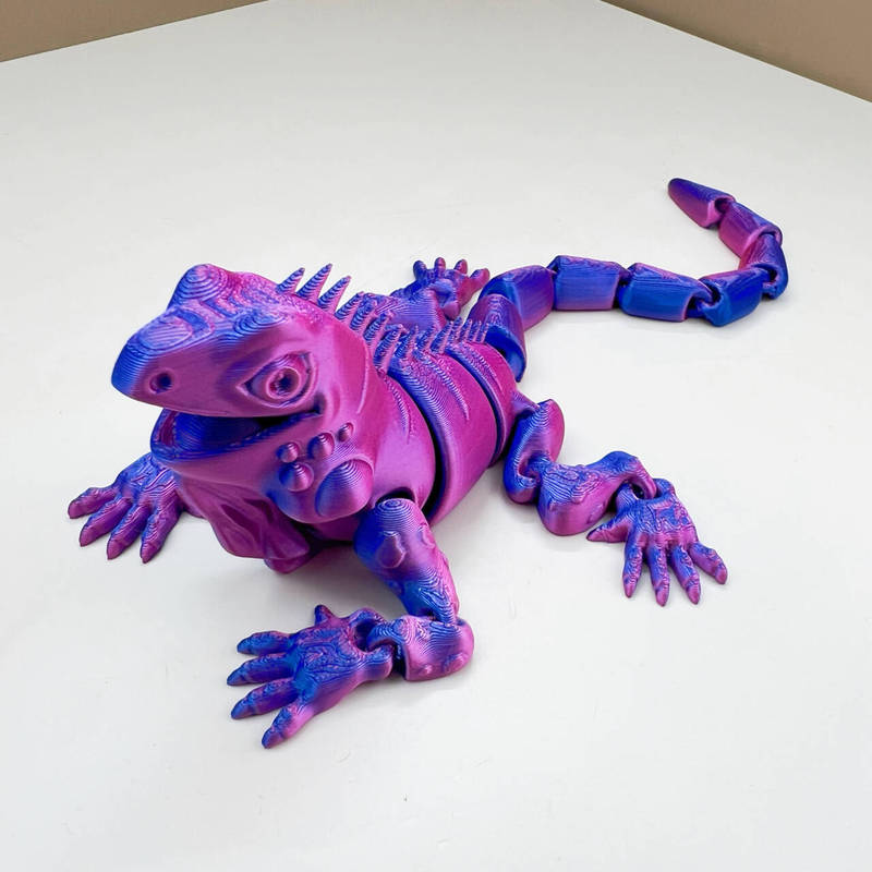 跨境3D打印仿真蜥蜴动物模型手办多关节工艺品摆件创意模型礼物|undefined