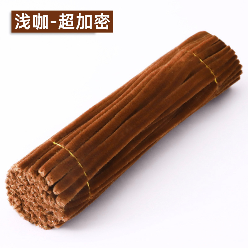 Varilla de torsión colorida súper densa hecha a mano fabricante de material de bricolaje al por mayor varilla de torsión de macarons hecha a mano en negrita para niños