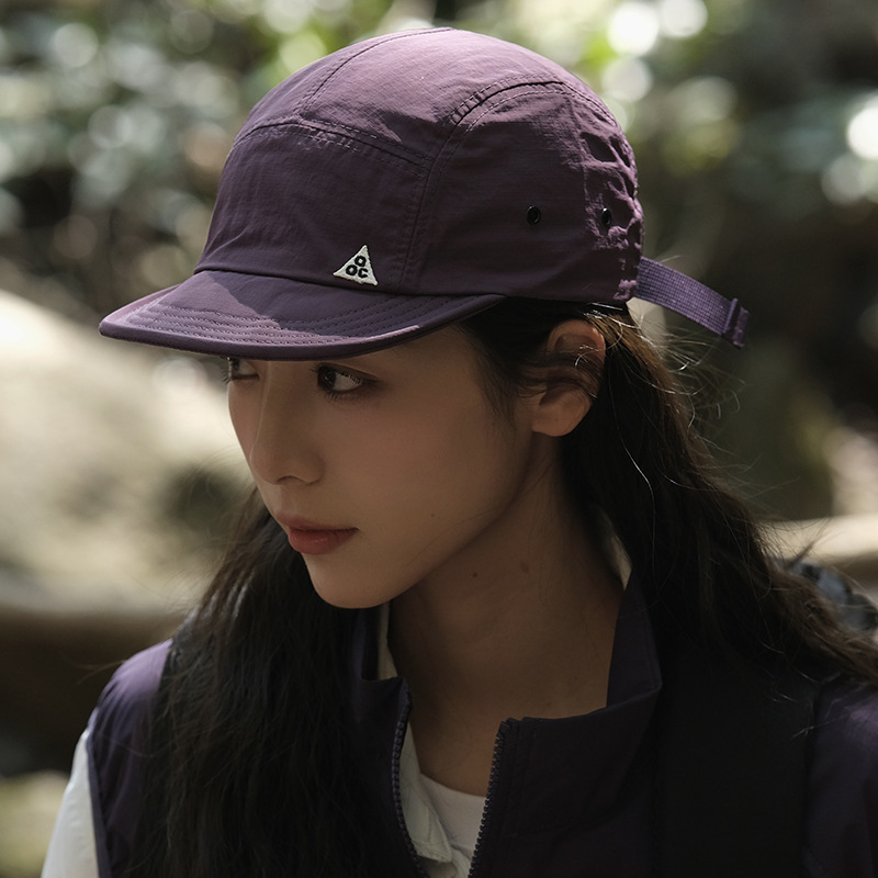 春夏户外短檐帽子女新款日系软檐潮牌薄款透气软顶鸭舌登山帽男士|undefined