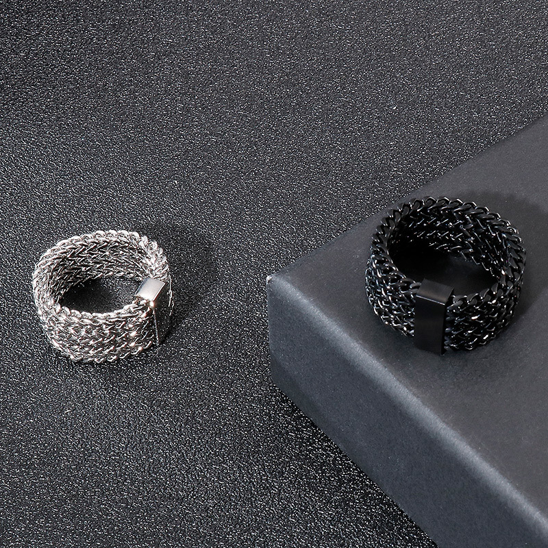 11g Weight Rings Classification 12, 13, 8 Ring Size 1 Piece Quantity Daily Occasion 304 Stainless Steel Material Geometric Pattern Men's Gender Casual, Simple Style Style Casual Simple Style Geometric 304 Stainless Steel Men's Rings 2