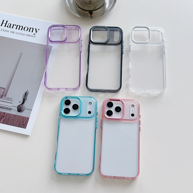 Suitable for Apple 18Promax Personalized Simple Iphone17 Mobile Phone Case 16 Metal 15 Transparent 14 Anti-Fall for Men and Women Suitable for Apple 18Promax Personalized Simple Iphone17 Mobile Phone Case 16 Metal 15 Transparent 14 Anti-Fall for Men and Women