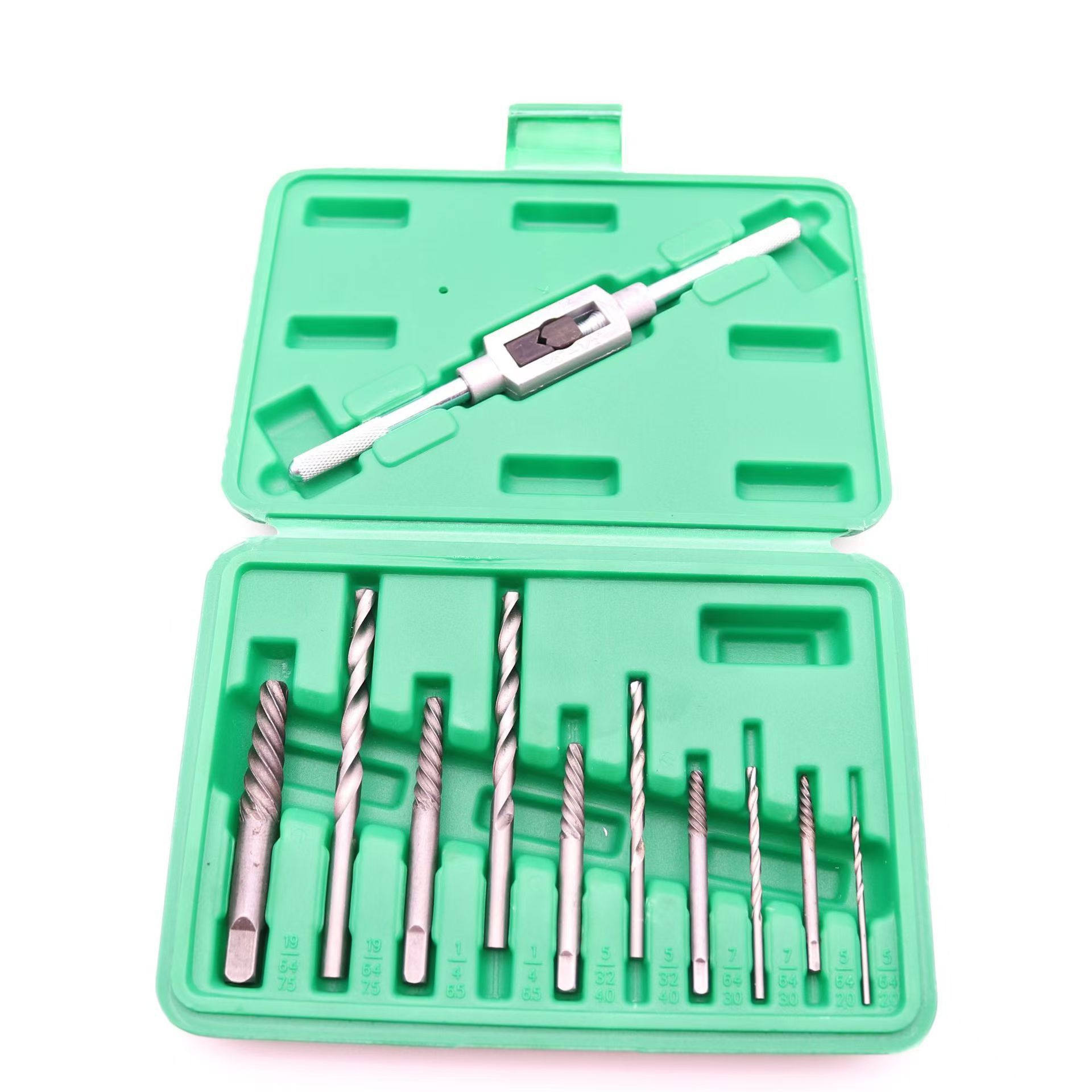 11件套断头螺丝取出器取断丝断牙罗丝神器下段丝拆螺栓镙退丝工具