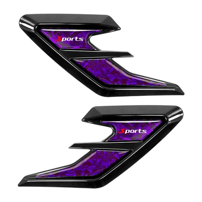 Other Automotive Exterior Supplies, Carbon Fiber Pattern Car Fender - purple-sports