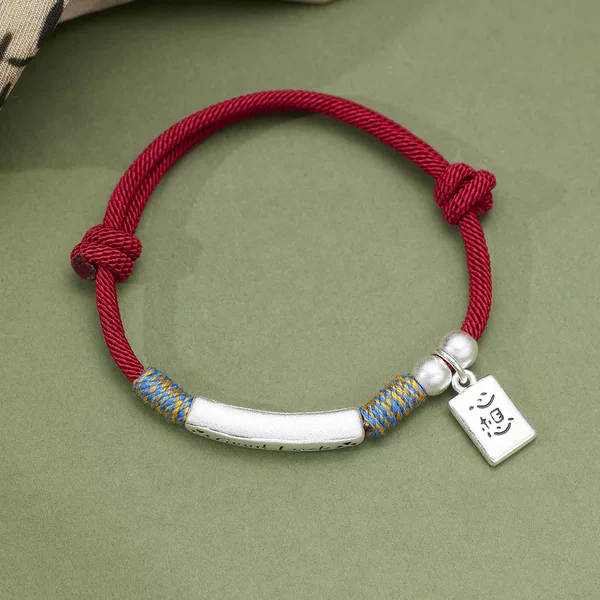 2025 New Style Curved Bracelet Guofeng Classical Bracelet Lucrative Accessories Guofeng Simple Basic Style