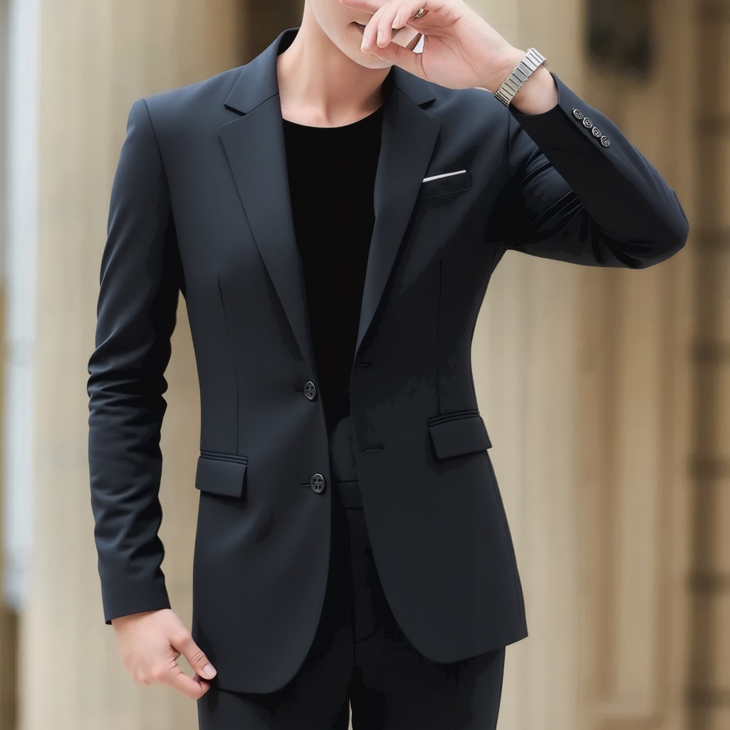 Blazer uomo slim fit giacca elegante per business e casual_voghion.com