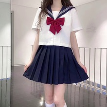 百褶裙女短裙2023年春夏新款日系高腰显瘦jk裙子防走光a字半身裙