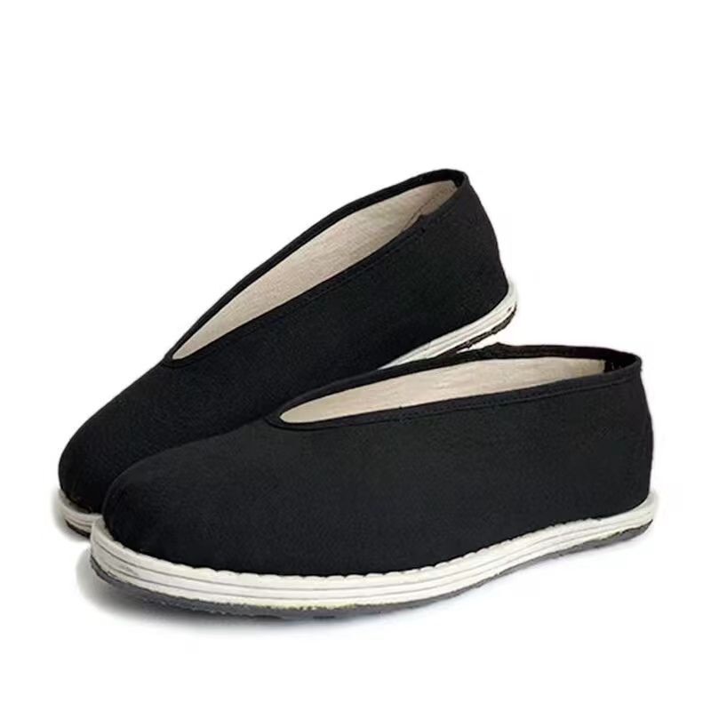 genuine goods 3520 Tooling Cloth Shoes Men's Black Old Beijing Cloth Shoes Wear-resistant Thickened Single-layer Shoes Round Mouth Old Cloth Shoes genuine goods 3520 Tooling Cloth Shoes Men's Black Old Beijing Cloth Shoes Wear-resistant Thickened Single-layer Shoes Round Mouth Old Cloth Shoes