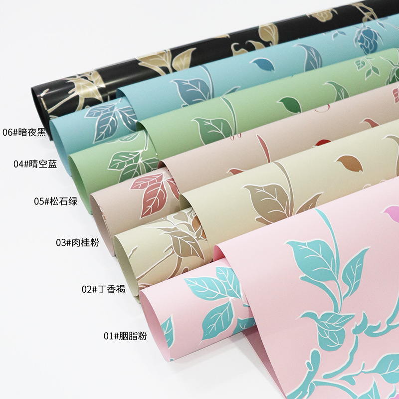 Flor fiesta fábrica al por mayor nuevos productos papilla de flores lipa oro flor florista sensación de alto nivel de paquete de flores envoltura de papel