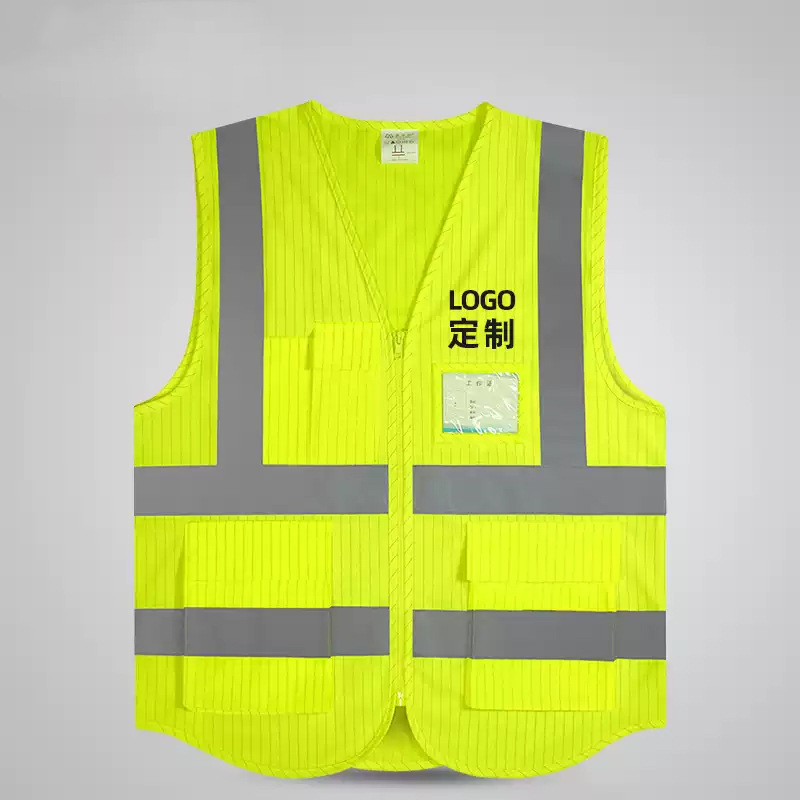 Flame-Retardant, Anti-Static, Reflective Safety Vest, National Grid Construction Work Vest, Workwear, Safety Clothing, Reflective Clothing