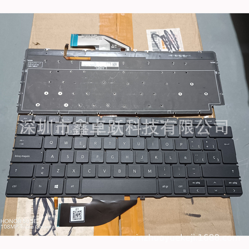 Us Sp Suitable for Dell Xps 13 7390 9310 2-in-1 P103G Keyboard