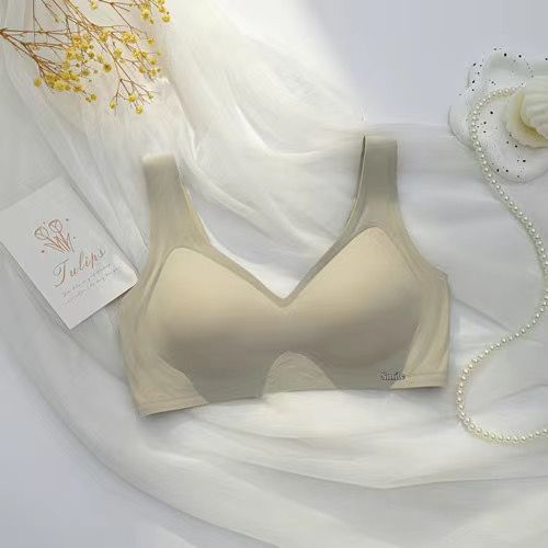 Y62 ropa interior femenina copas fijas juntas anti-caída chaleco sin anillo de acero bra ligero