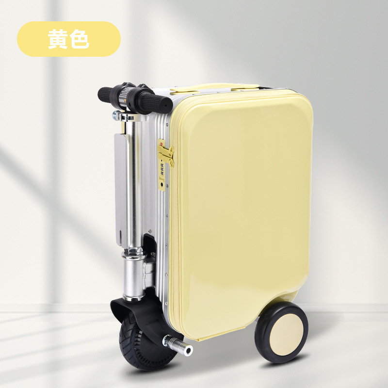 全新智能电动行李箱骑行拉杆旅行登机箱机箱大容量智能新款密码箱|undefined