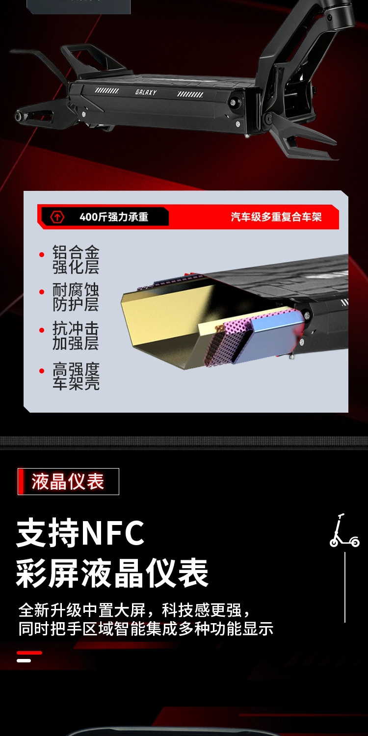 EU stock BOYUEDA electric scooter adult commuter electric vehicle single-drive high-speed foldable mobility scooter