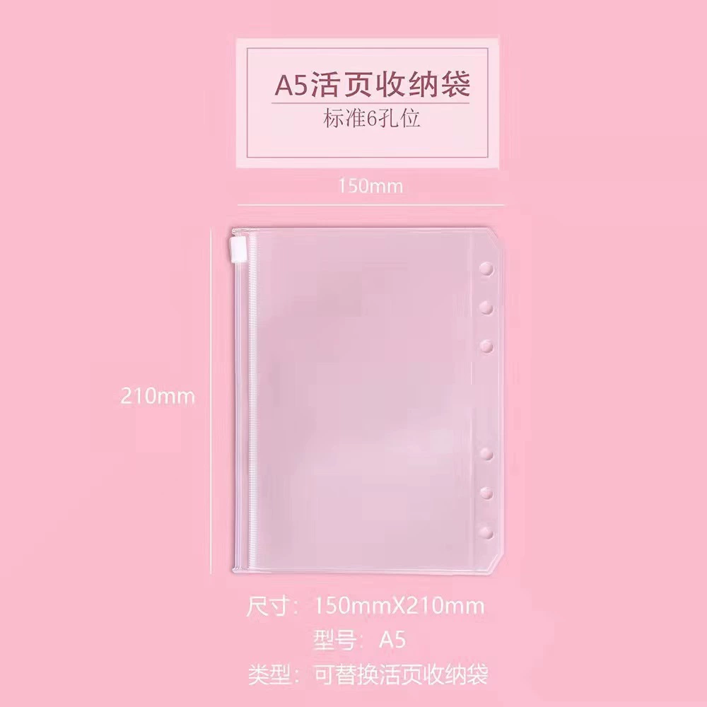 Ecological pocketbook PVC with zipper, storage bag, (Cross-border trading), tear-off sheet, 10 pieces, 15 pieces, 20 pieces
