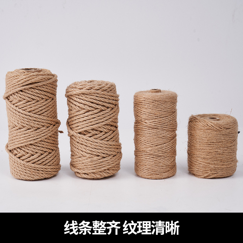 麻縄の多い規格の手作りのdiy麻縄は黄麻縄の猫を飾ります。|undefined