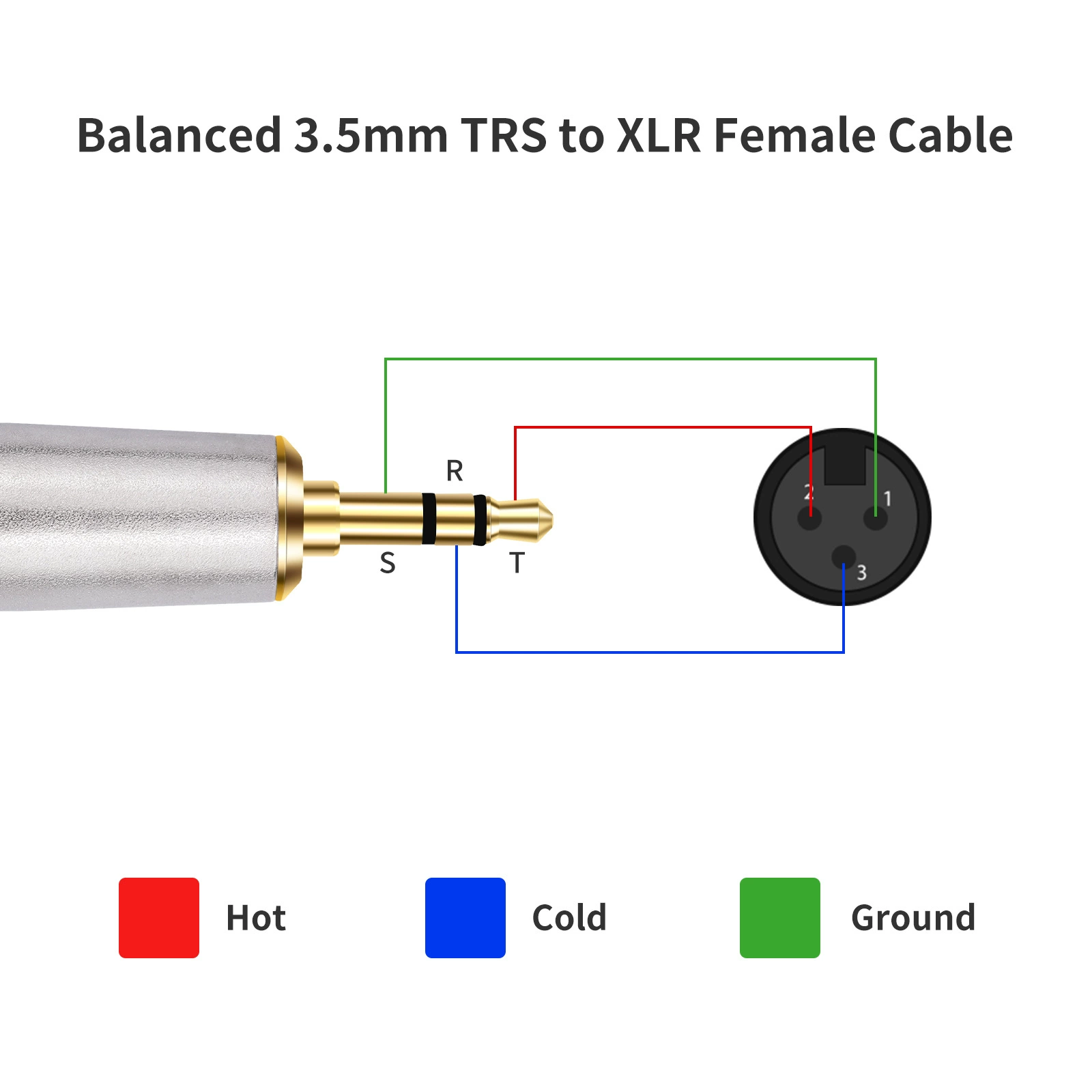Microphone, 3.5mm, teaches balance, scale 1:8, 3.5mm