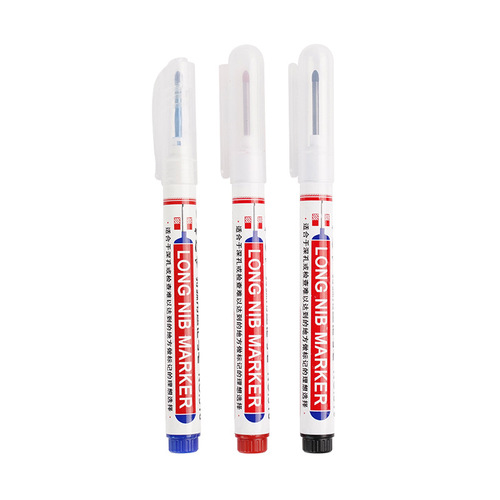 Long-head marker carpentry pen plus long marking tile construction site bathroom installation special-purpose deep-mouth marking oil pen